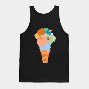 Melting zoo Tank Top